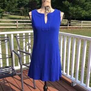New York & Co S Blue Dress. Sleeveless